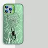 Cool Spider Pattern Electroplate pro IPhone 16 15 14 13 12 11 Pro Max Nárazuvzdorný zadní kryt