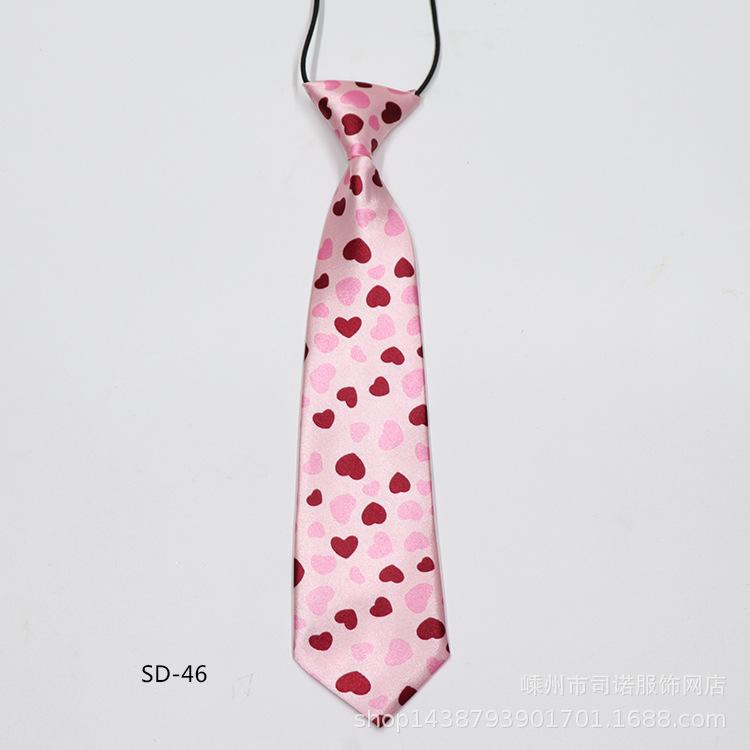 Children'S Printed Small Tie, Handsome Trendy Treasure Tie, Baby Tie, Student School Uniform Tie.