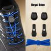 Easy On Off No Tie Shoelaces with Dot Button Quick Lock, Stretch Elastic Laces for All Athletic & Casual, Time-Saving Lazy Laces