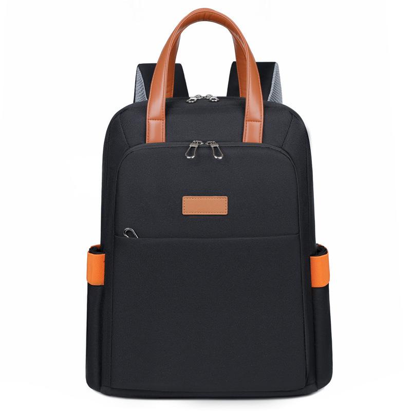 Multifunctional Simple Casual Backpack Large Capacity Portable Laptop Bag Lightweight and Versatile College School Bag