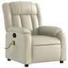 VidaXL Reclining Massage Armchair, Chair with Footrest, Seat with Backrest and Armrests Living Room, Modern, 373568