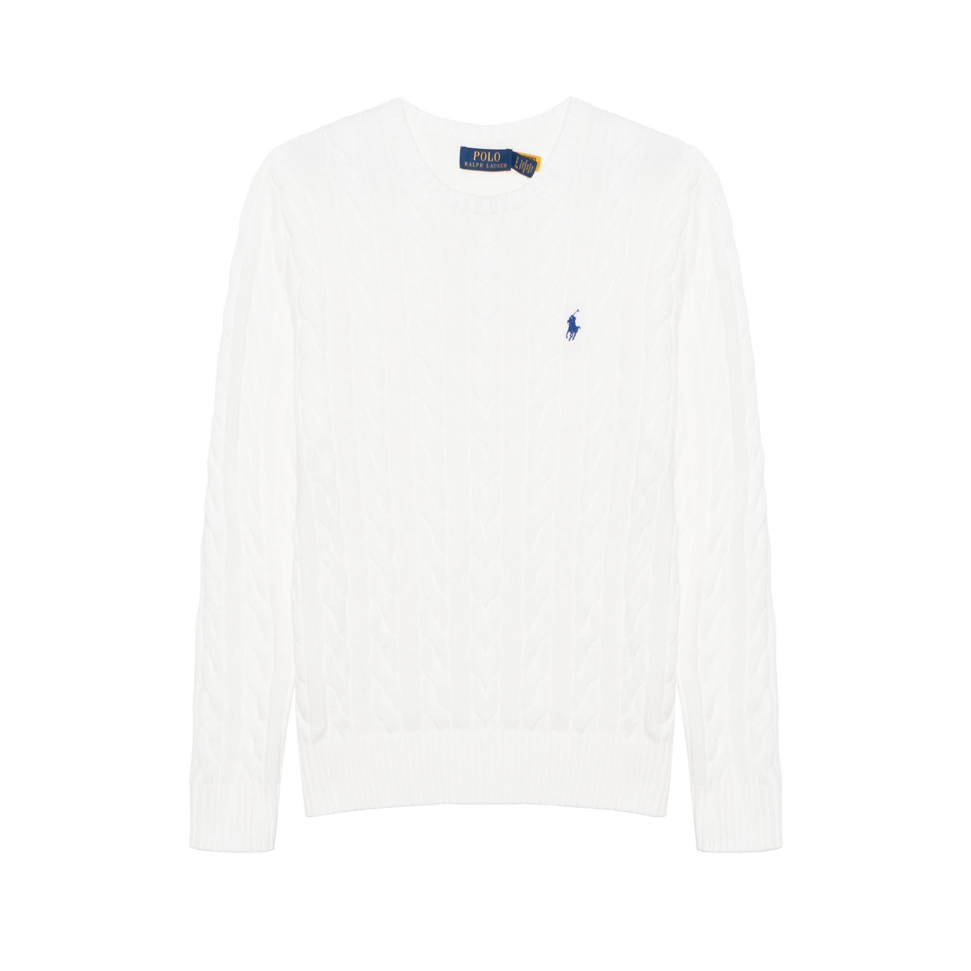 

Polo Ralph Lauren SS22 Chunky Knit Sweater Men Sweater White 710775885-033 L