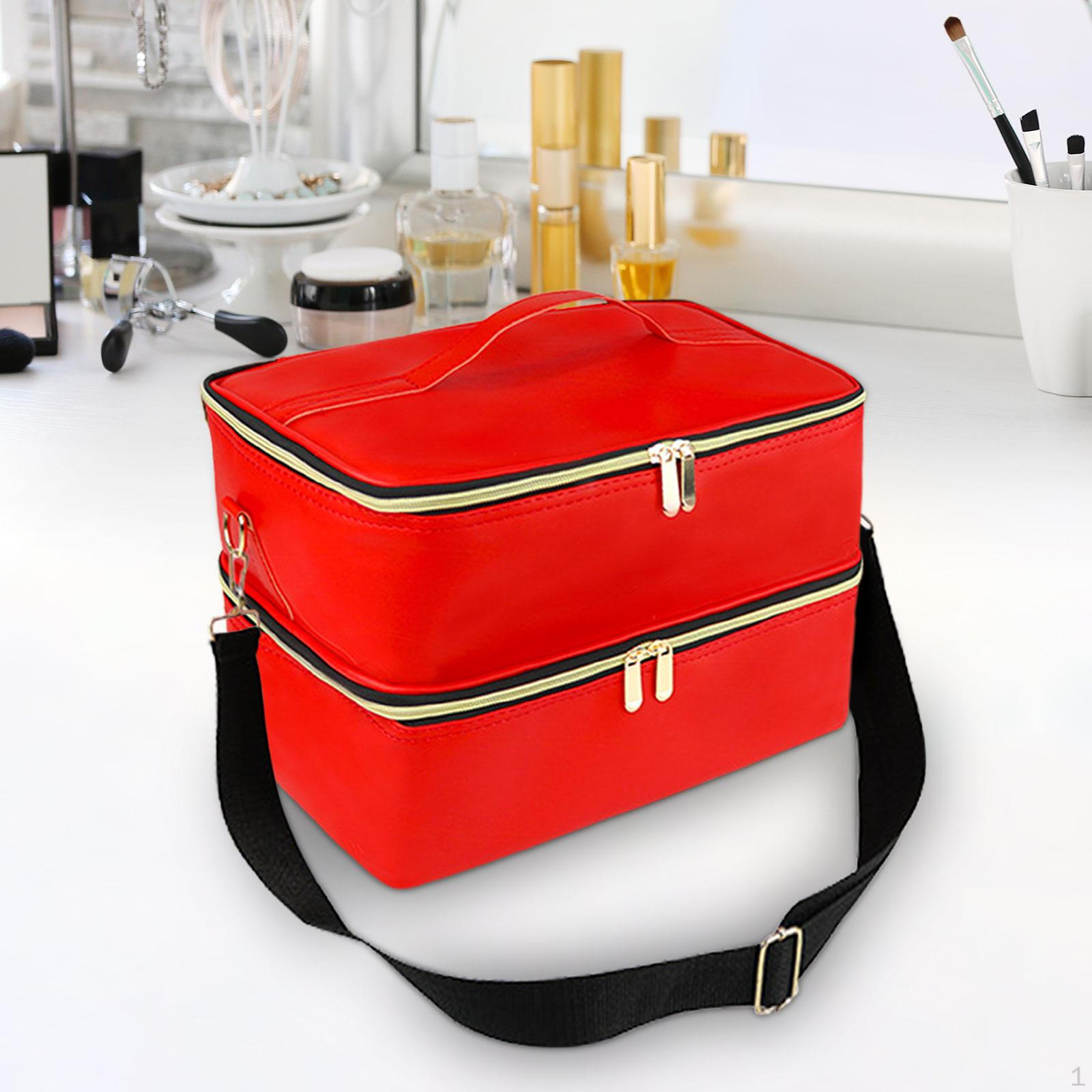 

Органайзер для лака для ногтей, двухслойная легкая сушилка для переноски red