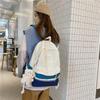 Schoolbag new 1011 winter backpack female original style Japanese simple college style college student trend contrasting color backpack