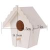 Wooden Mini Bird Cage Outdoor Hanging Birdhouse Box Garden Bird Cages Home Yard Decoration Bird Products Wooden Bird Parrot Nest