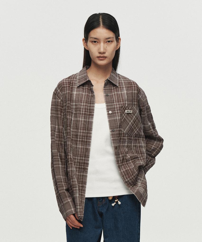 Hoite Regular Collar Marco Shirt (Brown)