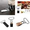 Manual Zinc Zinc Alloy Two-prong with Cover Wine Bottle Opener Kitchen Tool Wine Cork Puller Clip Corkscrew