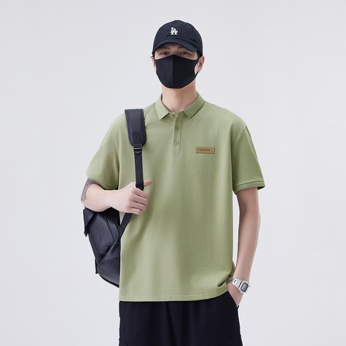 New Summer T-shirt Loose Lapel Short-sleeved POLO Shirt T-shirt