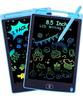 LCD Writing Tablet - GAËLLE'S BAZAR 34 - 8.5 Inch Tablet - Pack of 2 - Color Screen - Erasable and Reusable