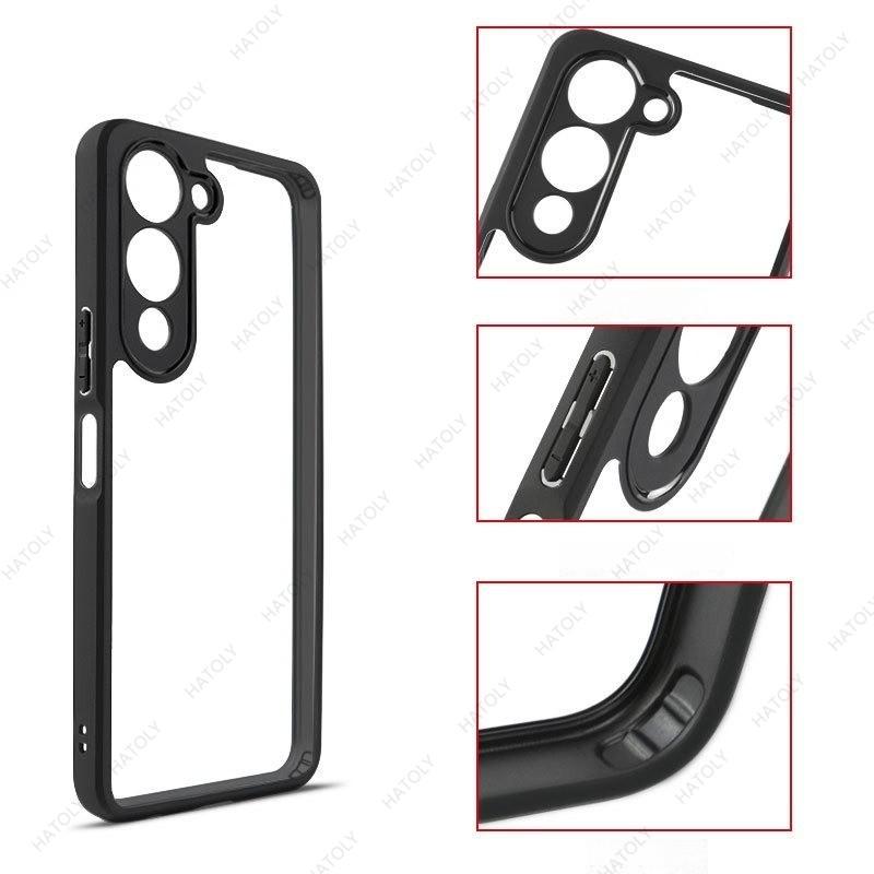 For Vivo X200 FE 5G Case For Case for Vivo X200 FE 5G Anti-Shockproof Phone Case Black Border Cover For Vivo X200 FE 5G