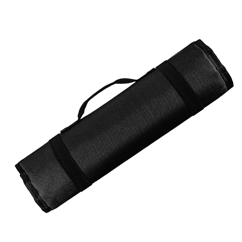 22 Pocket Chef Roll Bag Cutter Carry Storage Pouch Organizer Mėlyna