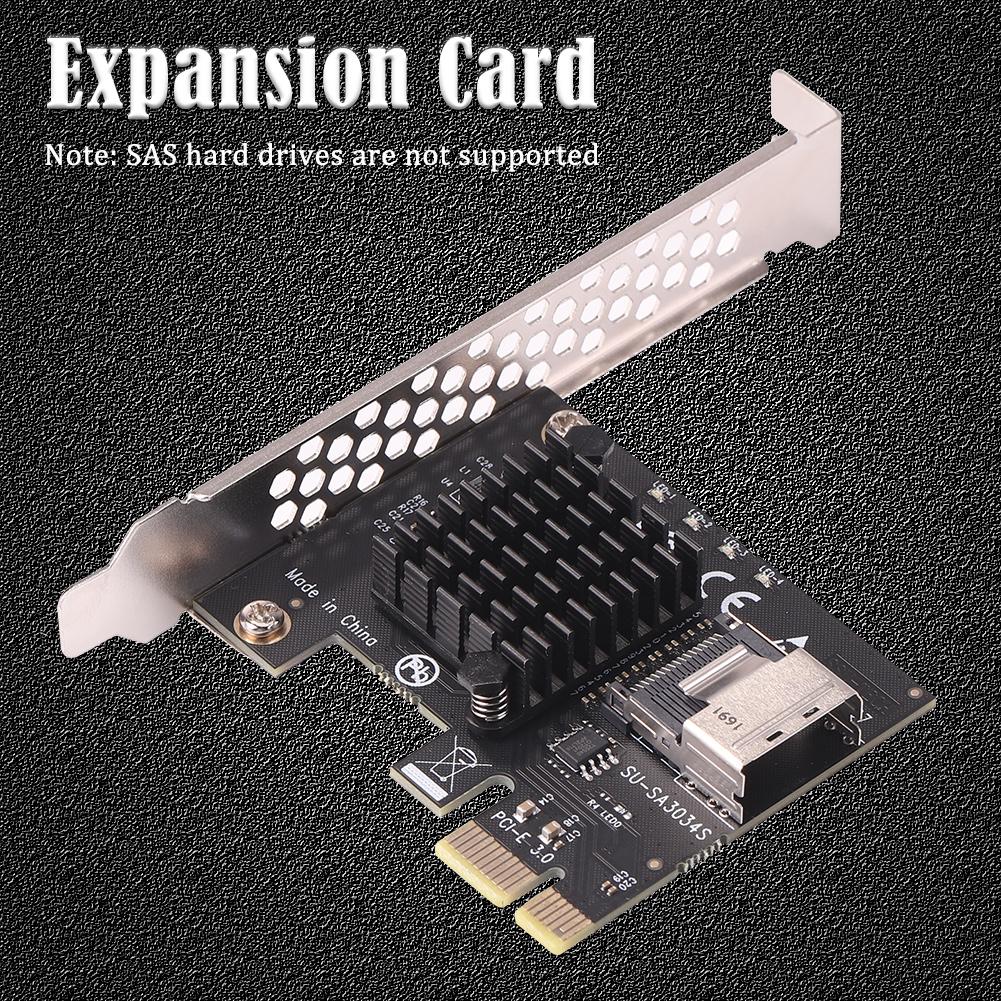 Computer PCI-E 1x To Mini SAS SFF-8087 Riser Card Mining Accessories Mini PCIE Riser 1x Graphic Extension for Windows/Linux