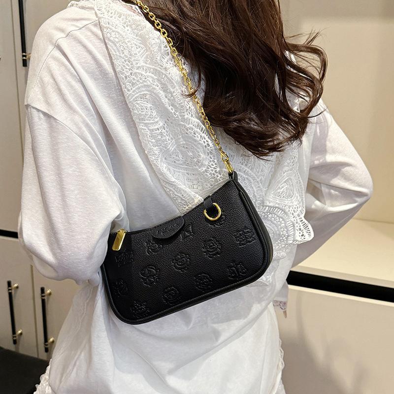 High-end Fashion Versatile Chain Commuter Bag Women's Summer New Messenger Small Square Bag