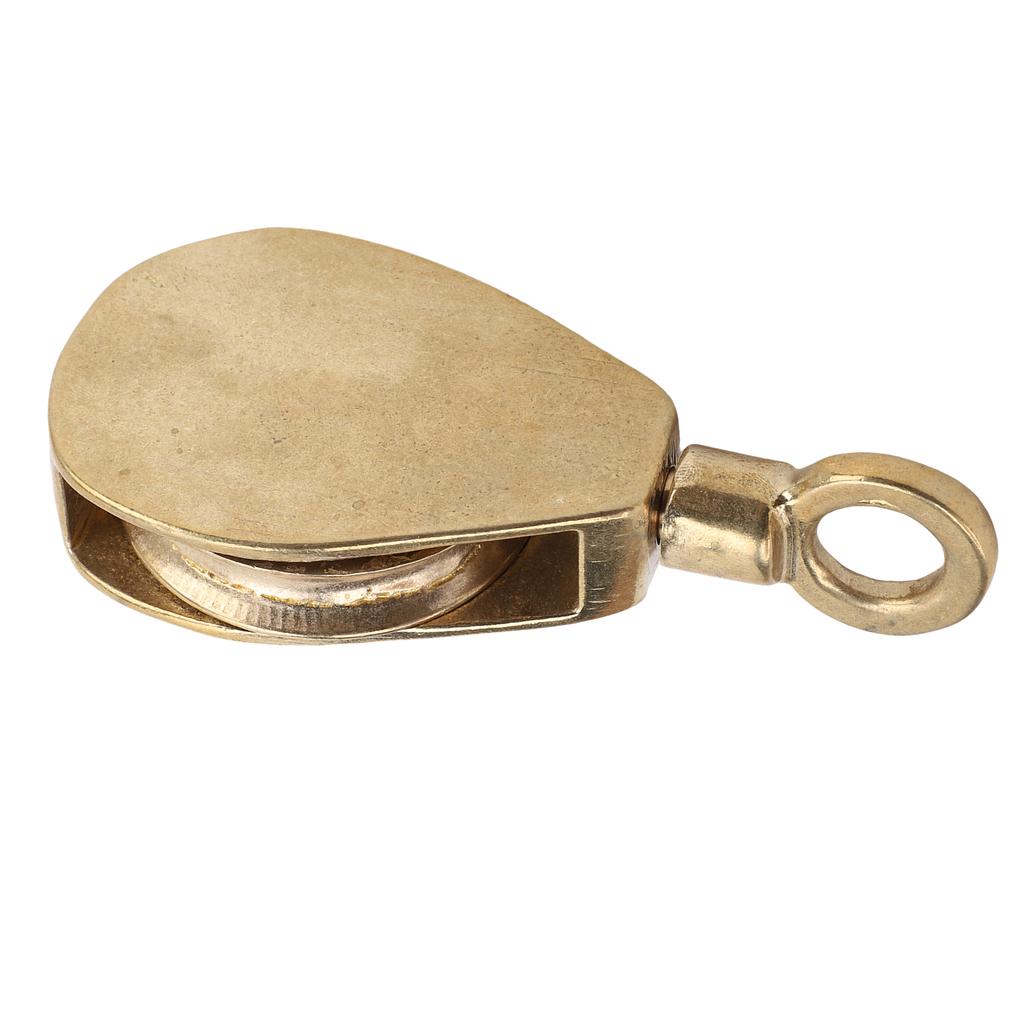 Boat Brass Flag Rope Pulley Elegant Boats Yachts Smooth Flagpole Sliding Hardware for Enhanced Flag Hoisting Experience