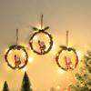 Elk deer Christmas Garland Simulation Christmas Front Door Pendant  Christmas Decorations