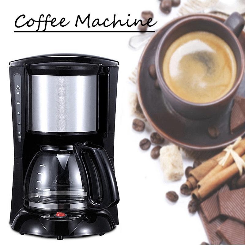 2000ml Household Office American Style Drip Tea/Coffee Making Machine 12 Cups Coffee Maker Temperature Control 900W