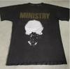 Vintage Ministry Band Černá Barva Velikost S-4XL Unisex Tričko