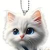 Textured Martial Arts Stylish Acrylic Automotive Decoration Cute Animal Keychain For Rear View Mirror Home Vehicle Use