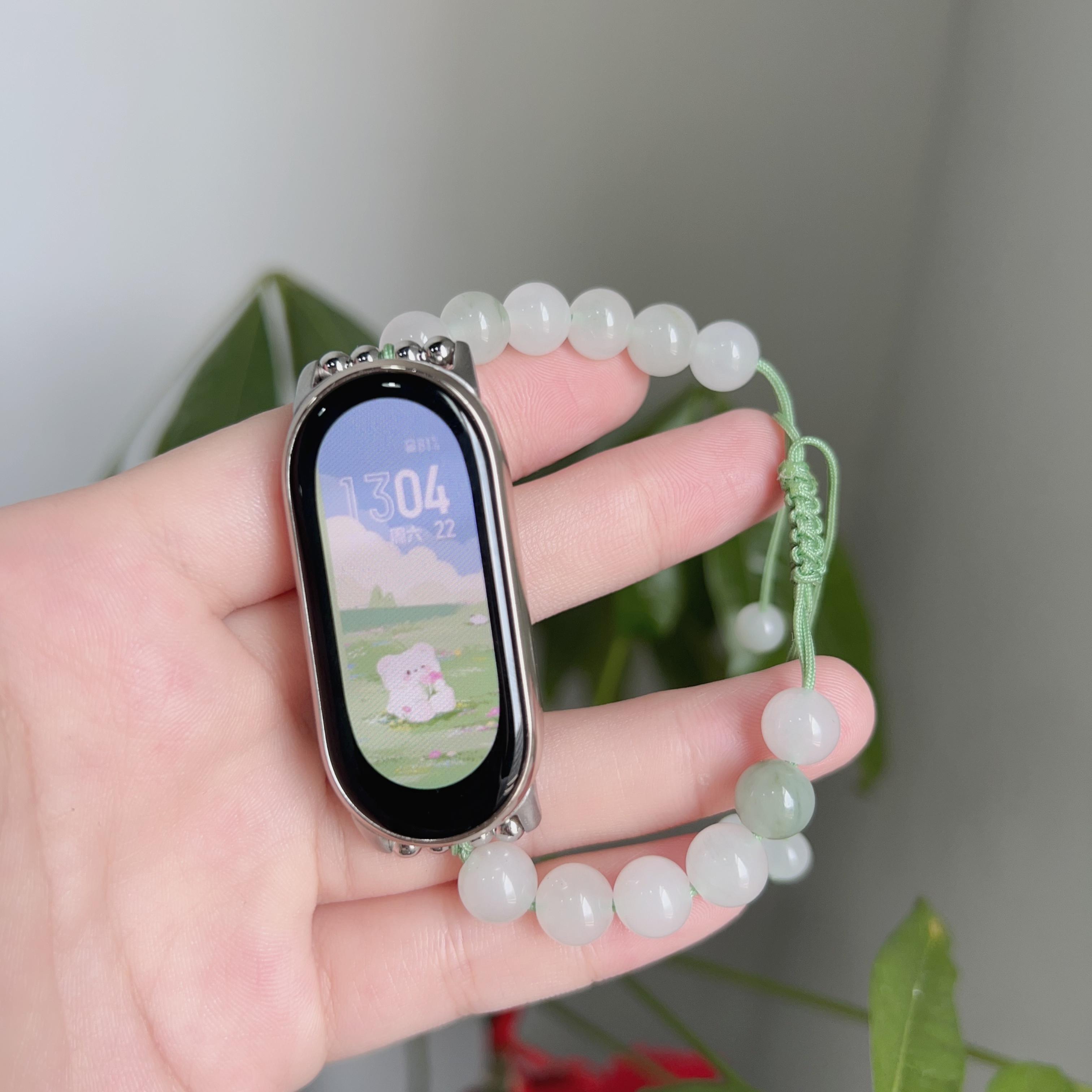 Подходит для Xiaomi Band 9, полностью ручной работы, плетеный ремешок, Xiaomi Band 8 Pro, Xiaomi Smart Band 8 NFC, аксессуары для Xiaomi 10 For xiaomi band 8