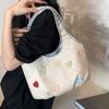 Hot Sale Niche Contrast Color Love Underarm Tote Bag Female Student Commuter Casual Versatile Shoulder Bag