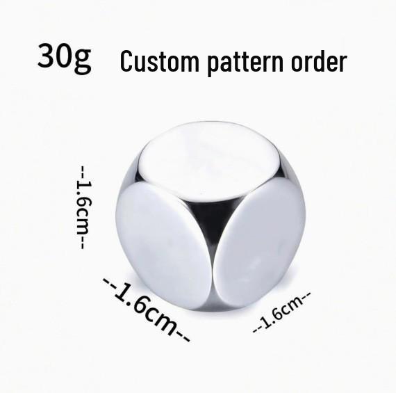 Food Fun Stainless Steel Decision Dice - Perfect Couple Date or Indecisiveness Gift Single Packaging
