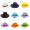 Beach Hats for Men and Women Beach Outdoor Sun Protection Visors Sun Hats Jazz Straw Hat