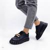 Round Toe Thick Sole Women's Chain Casual Shoes