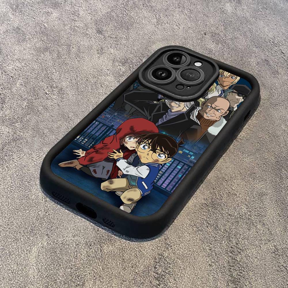 Japan D-Detective Conan Phone Case For IPhone 17 16 15 14 13 12 11 Pro Max 16E Plus INS Soft Cover