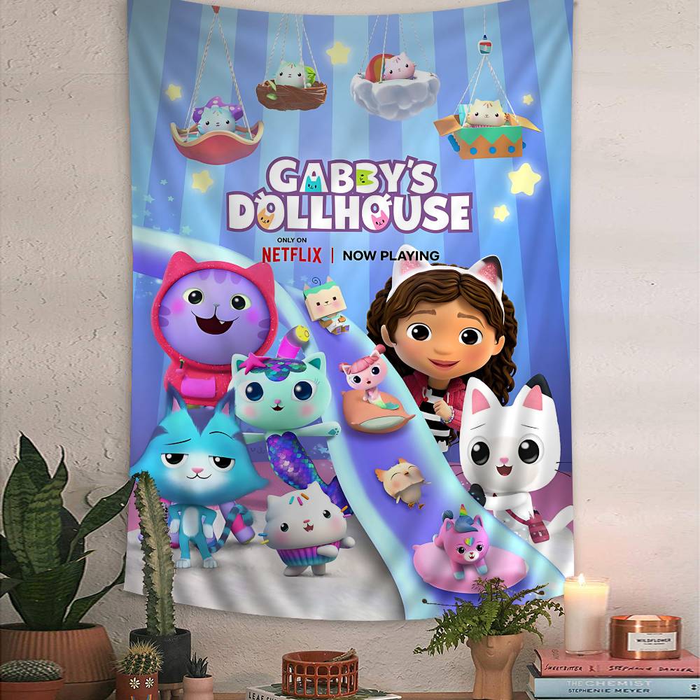 Funny Vintage GGabbys Classic Dollhouse Hippie Wall Hanging Tapestries Bohemian Wall Tapestries Mandala INS Home Decor