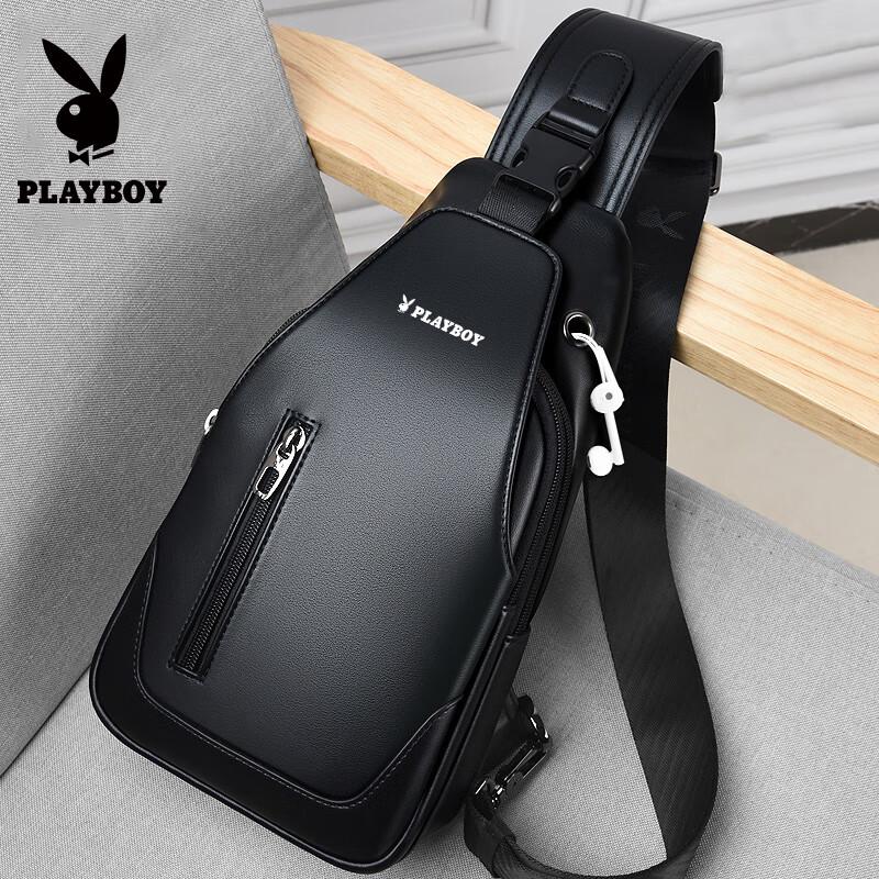 PLAYBOY Мужская нагрудная сумка через плечо Medium