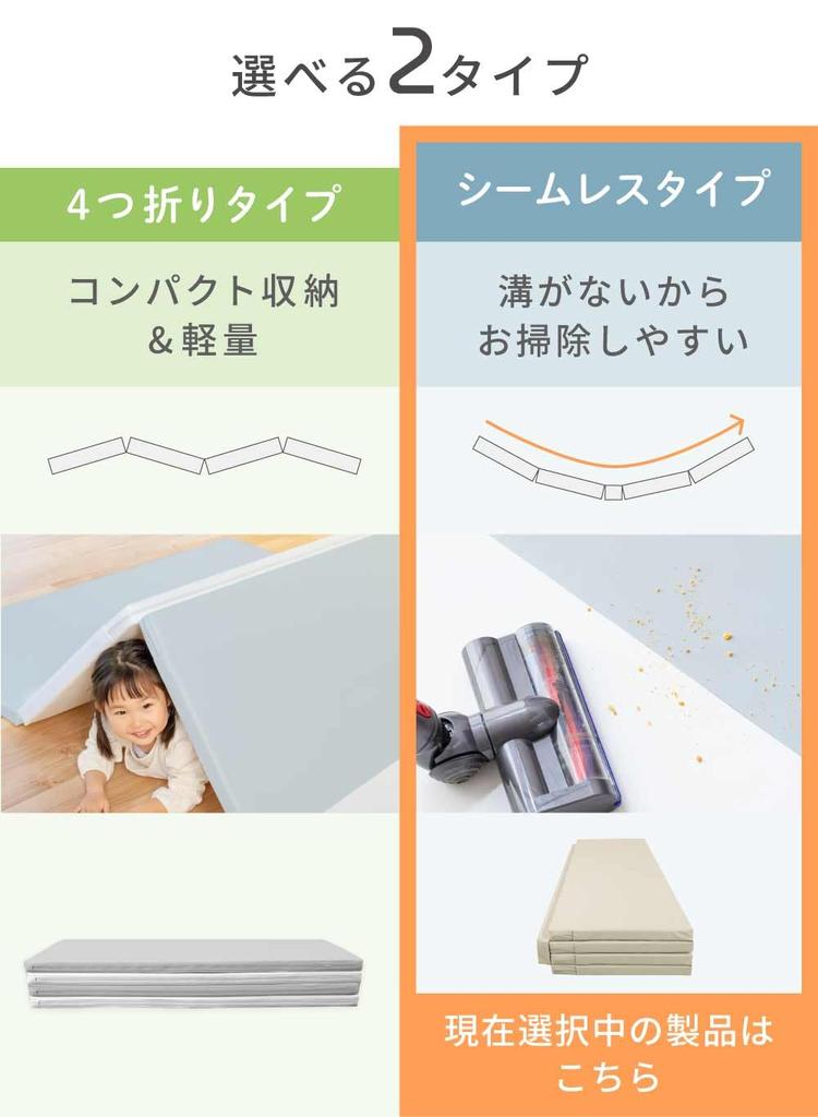 Keratta Seamless Folding Play Mat for Babies, Zero Gap, Easy To Clean, Level 1 Soundproof, Waterproof, Thick