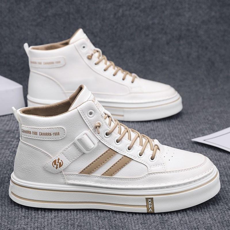 Дышащие Повседневные Ботинки Мужские Высококачественные Ретро Ботильоны Мужские Ботинки на Платформе Белая Обувь Мужская Bota Zapatillas Hombre Кроссовки 39 белый 3390₽