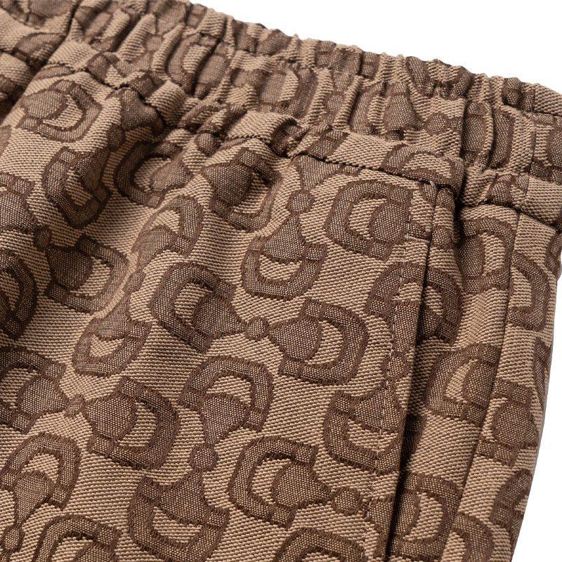 Previous Season horsebit jacquard-logo track pants 698725-Z8A1O-9742