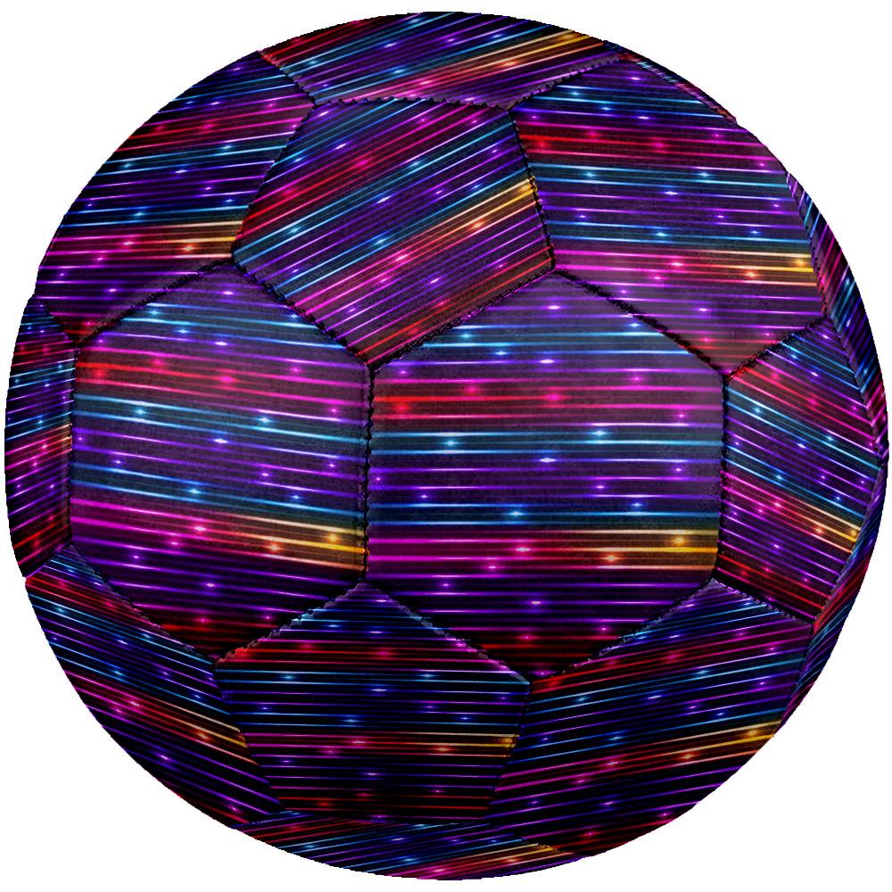 1pc Colorful Lines Background Size 5 Soccer Ball Professional Match Training Football Indoor &Outdoor Sports Ball Lightweight Durable C6522