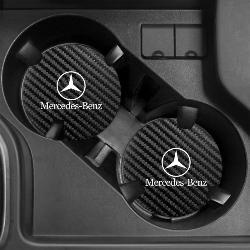 Car Tissue Box Center Console Armrest Box Napkin Storage Case For Mercedes Benz AMG A C E GLC GLA GLE W205 W212 W213 X253 JR9