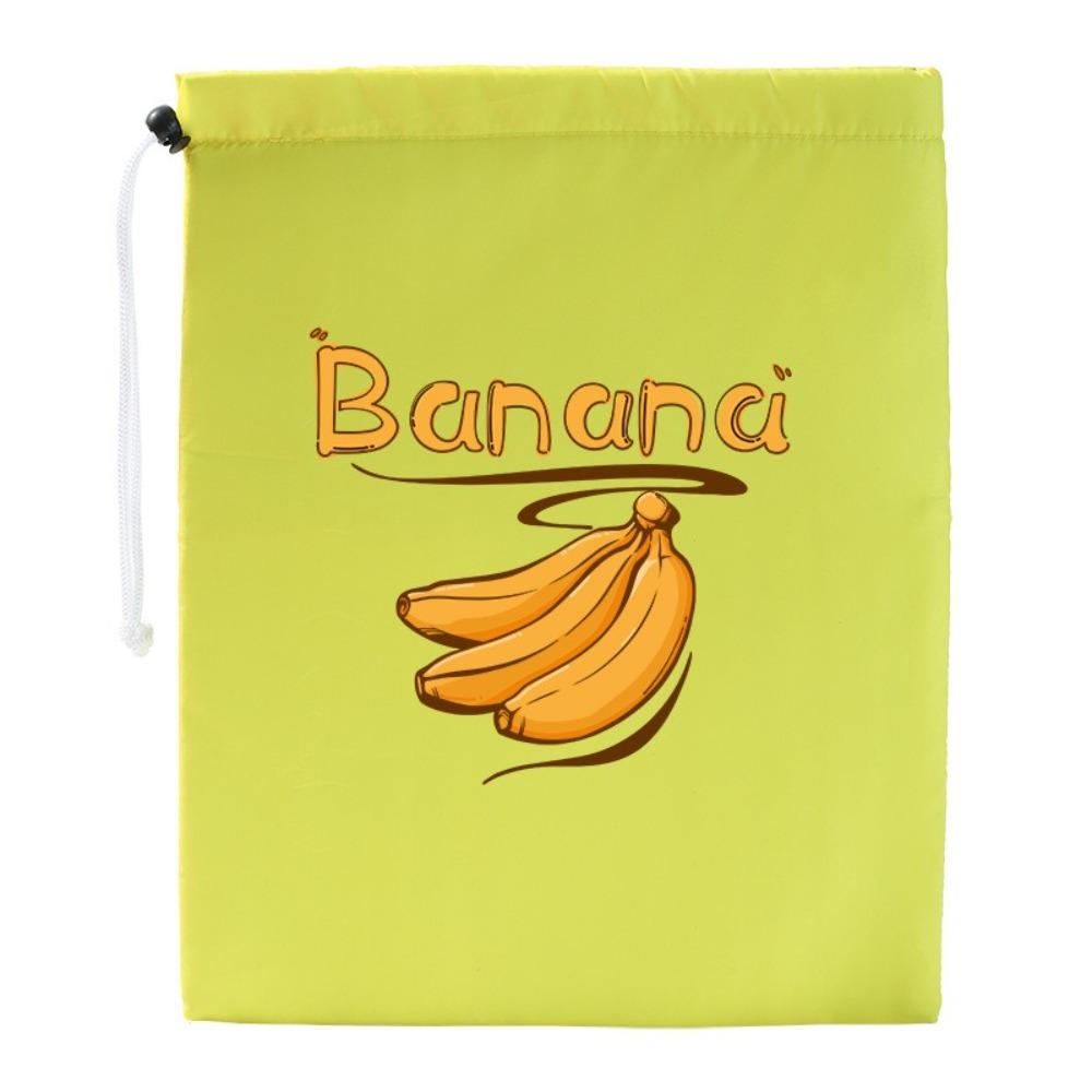 Reusable Drawstring Banana Preserve Bag Fresh-keeping Pearl Aluminum Film Produce Fresh Pouch Prevents Odor