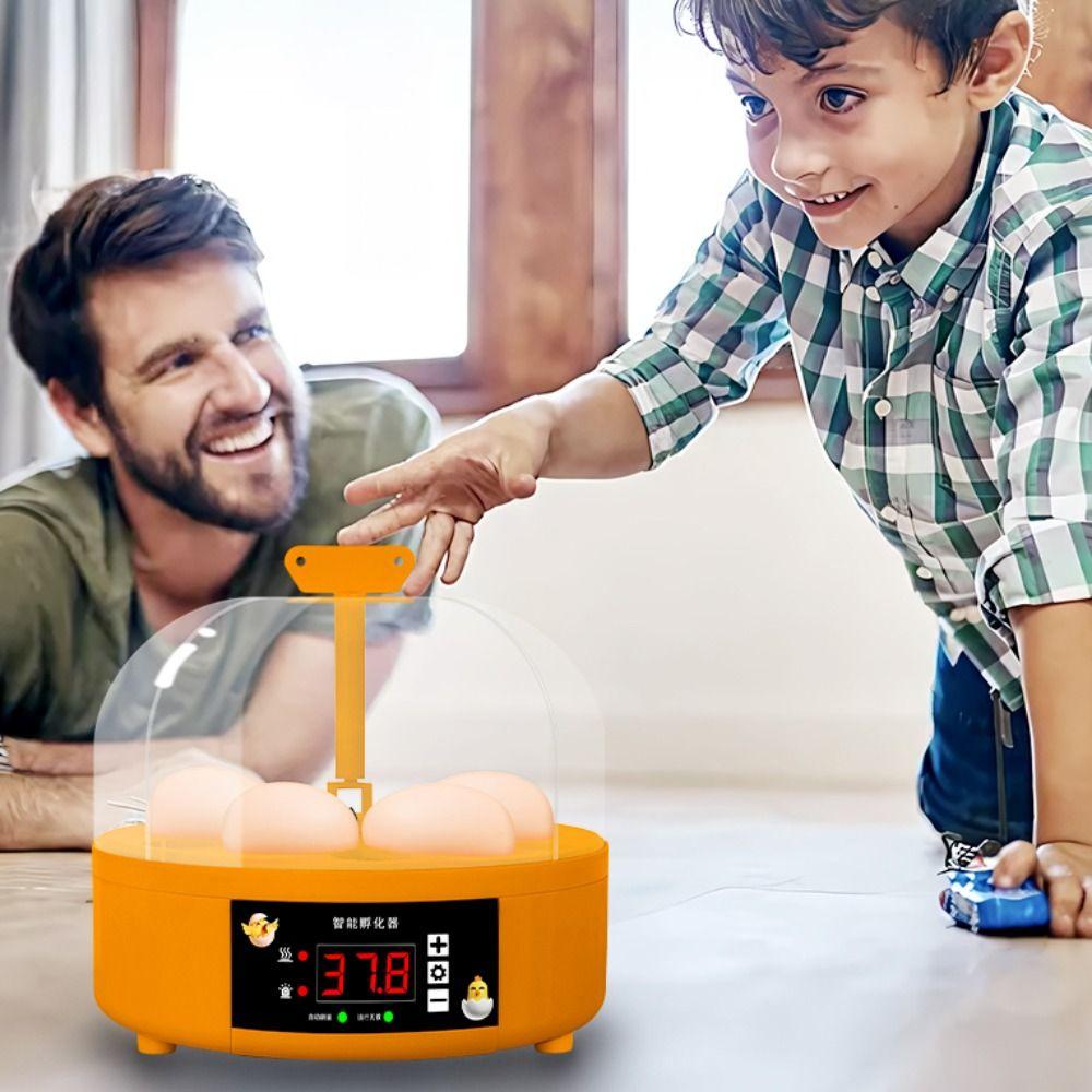 Incubatrice per Uova di Pollame Completamente Automatica Termostatica 24 Ore Macchina Schiusa Intelligente per Fattoria Incubatrice Silenziosa per Schiusa Uova
