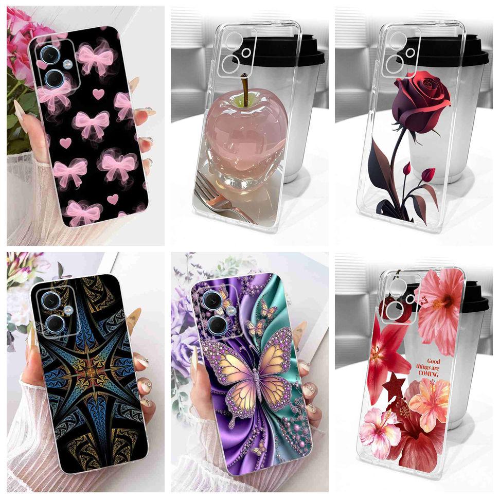 Fashion Simple Style For Redmi Note 12 5G Case Silicone TPU Back Cover For Redmi Note12 5G 22111317I 22111317G Phone Casing