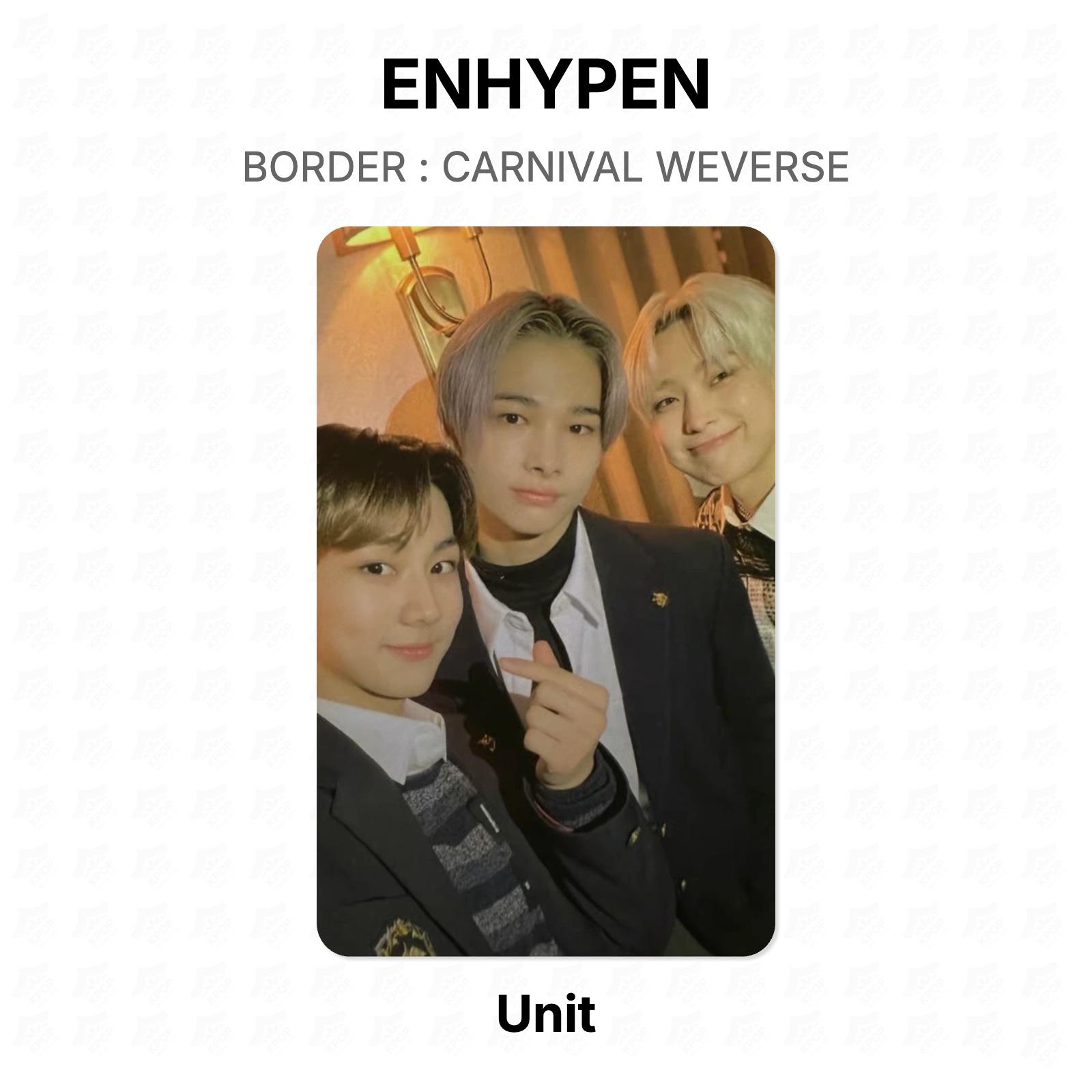 РАСШИРЕНИЕ ГРАНИЦЫ : CARNIVAL WEVERSE Официальная фотокарточка Unit 02