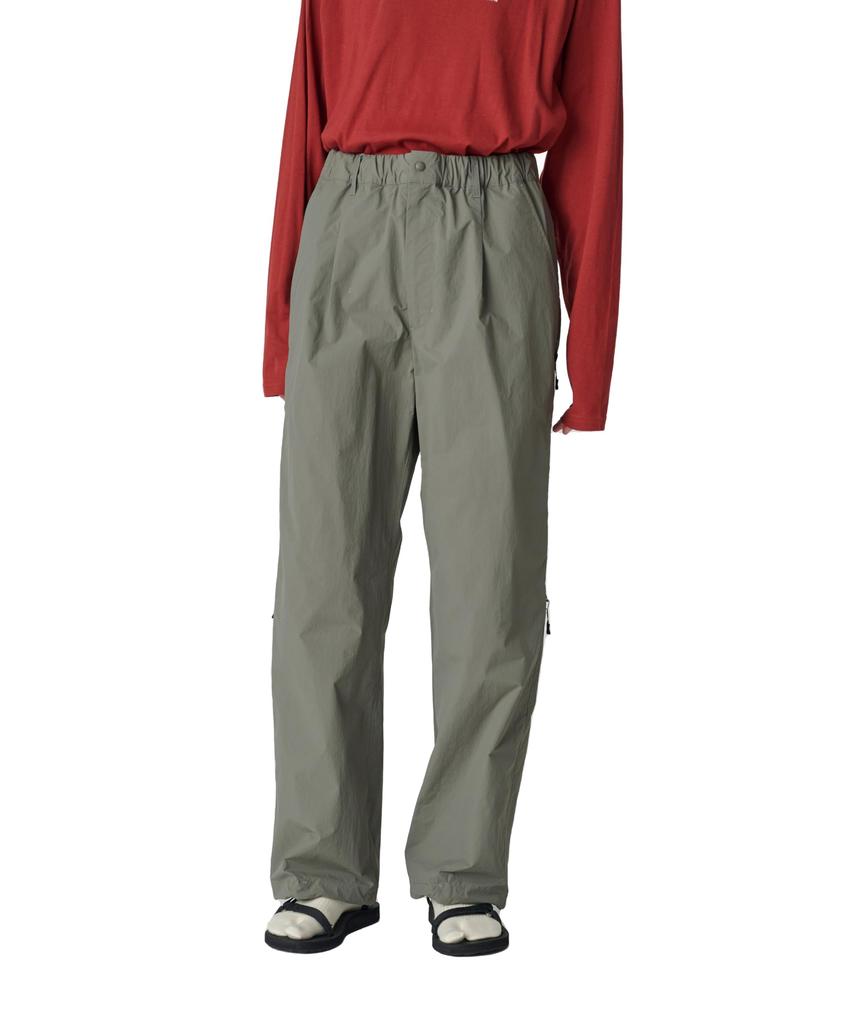 Snow Peak Pants Nylon Tussah Utility Storage Pants Size L LIGHT OLIVE Festival Camping Outdoor PA-25SU006