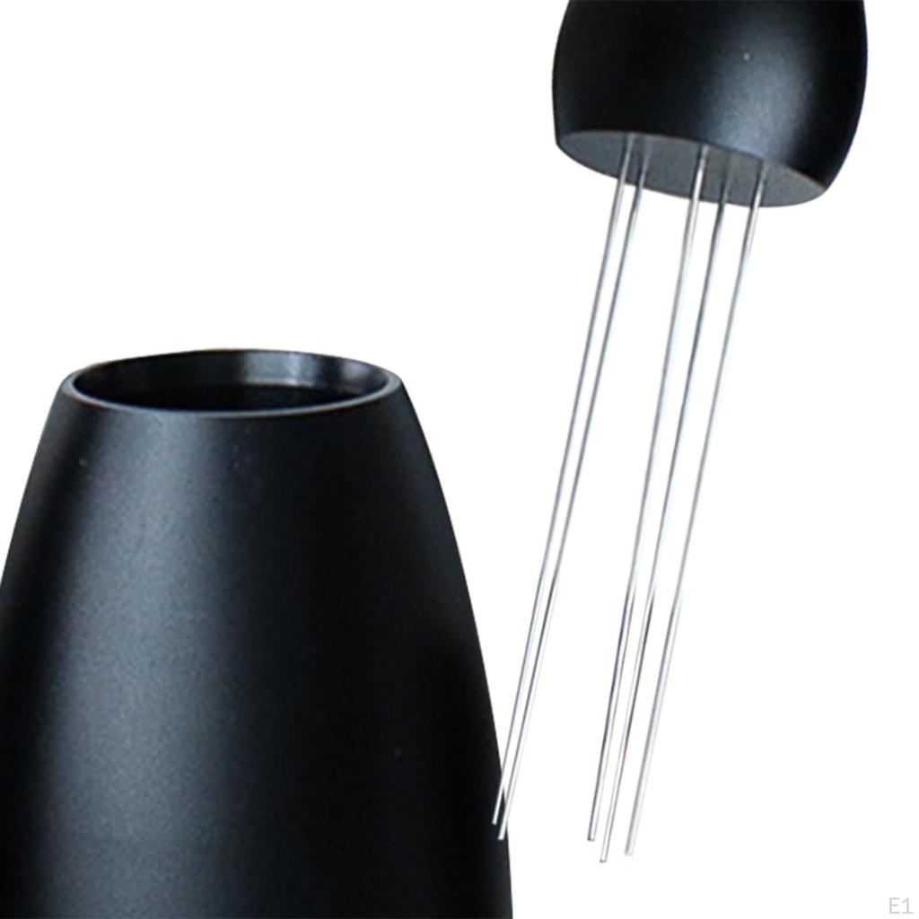Coffee Powder Distributor with Base Portable Espresso Tool Hand Stirrer for