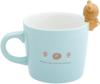 Rilakkuma Mascot H120 X W120 X D105mm San-X Mug, Chairoikoguma, TK23804,