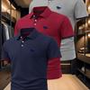 3 Stück Herren Poloshirt Mode Business Casual Kragen, Bequem Sommer Atmungsaktiv Kurzarm Kragen Poloshirt Oberteil Geschenk