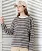 FOREVER21 Multi Stripe Loose Fit Long Sleeve T-Shirt (Ftdcts018)