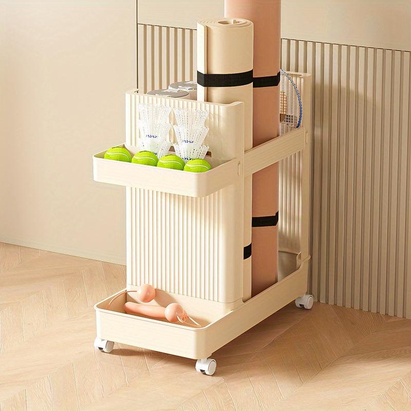 1 шт. корзина для хранения коврика для йоги, портативная корзина для хранения белья, коврик для йоги, домашний ящик для хранения и организации для тренажерного зала, ванной комнаты, гостиной, спальни