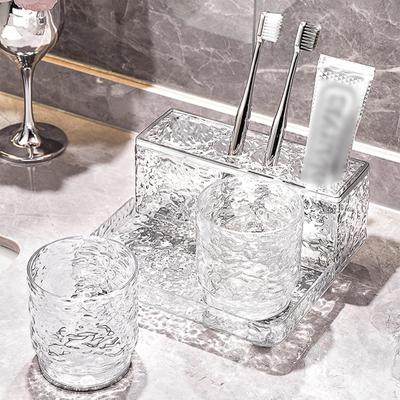 Toothbrush Cup Holder Set Bathroom Cups Countertop Organizer Accessories Fashion