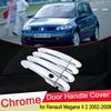 For Renault Megane II MK2 2002 2003 2004 2005 2006 2007 2008 Luxuriou Chrome Door Handle Cover Trim Set Car Styling Accessories