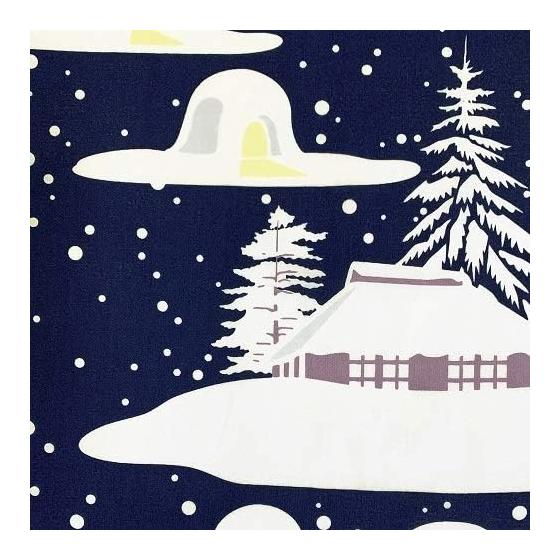 Sen no Anbo Tenugui "Kamakura Navy" - Hand-dyed 100% Cotton Tokuoka Fabric, Made in Japan, 35cm x 100cm