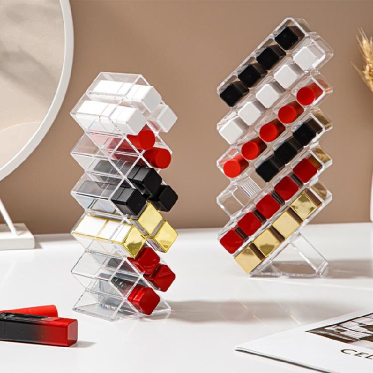 Multifunctional Acrylic Cosmetic Shelf for Organized Beauty Accessory Sturdy Desktop Storage Solution