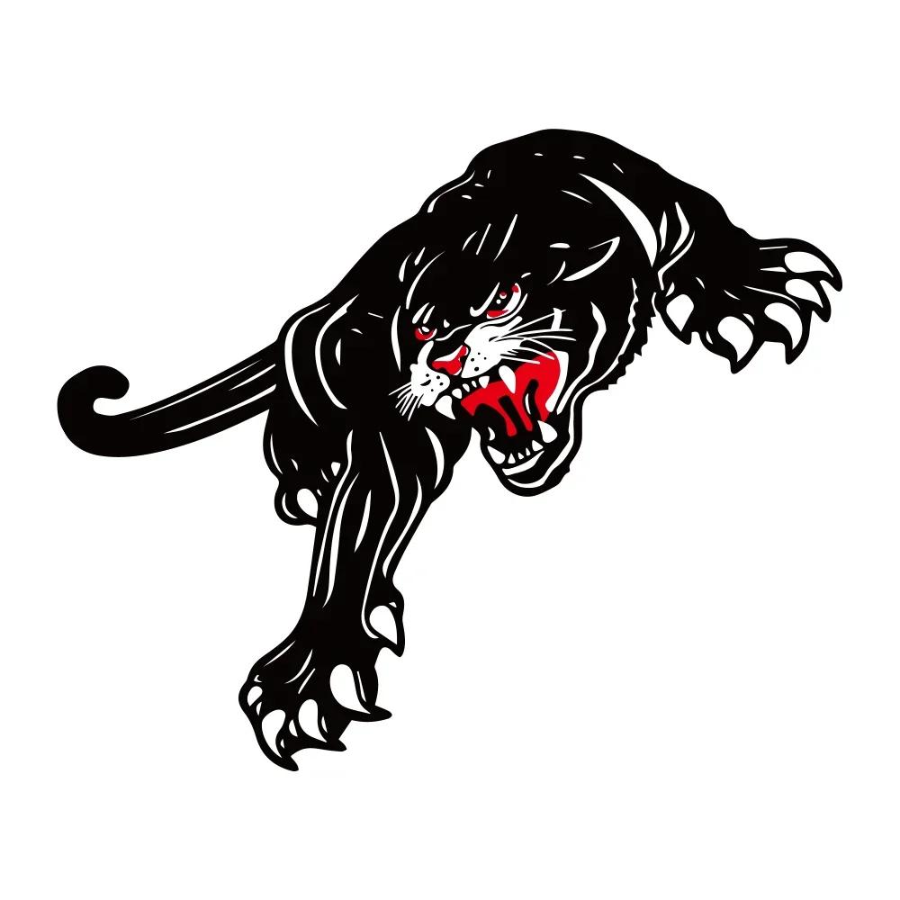 

Car Engine Hood Stickers Creative Roaring Black Panther Vinyl Decal Car Raptor Graphic Auto Body Decoration Stickers Accessories чёрный